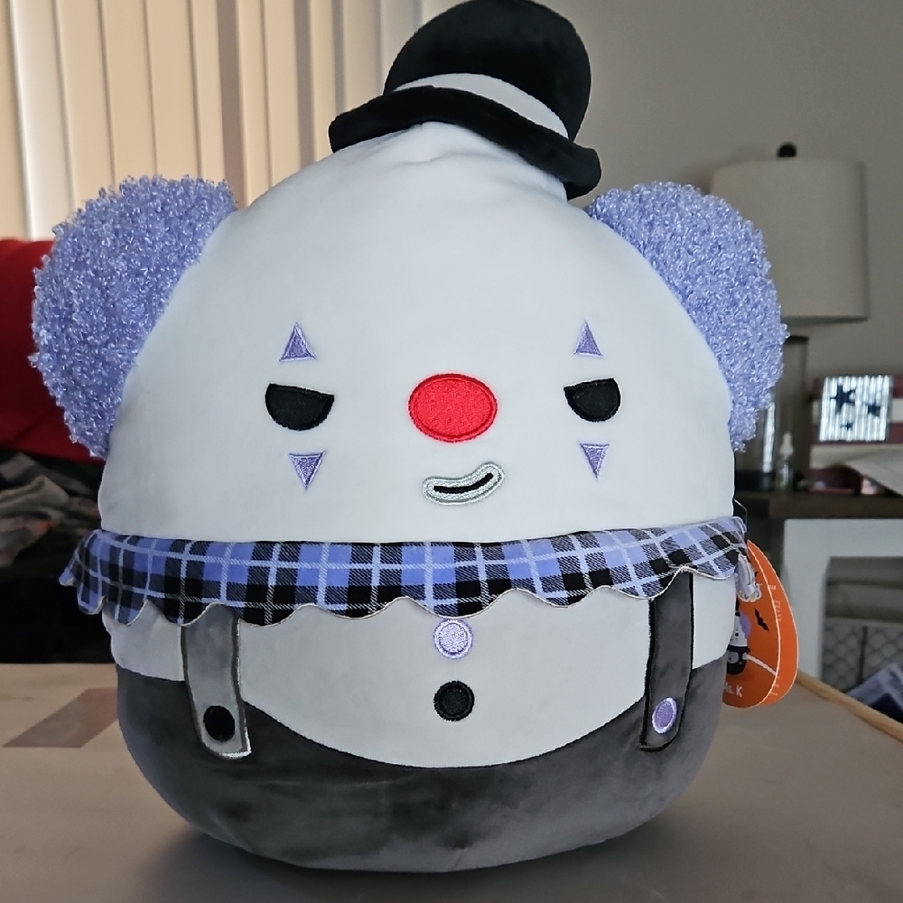 12" Ms. K Clown Halloween Squishmallow 2024